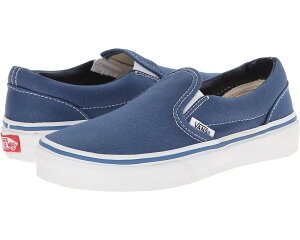 (���) �o���Y �L�b�Y �N���V�b�N �X���b�|�� (���g�� �L�b�h/�r�b�O �L�b�h) Vans kids Classic Slip-On (Little Kid/Big Kid) Navy/True White