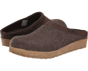 (���) �n�t�����K�[ ���j�Z�b�N�X GZL ���U�[ �g���� �O���Y���[ Haflinger unisex GZL Leather Trim Grizzly Brown