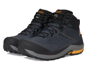 (���) �g�| �A�X���`�b�N �����Y �g���C���x���`���[ 2 Wp Topo Athletic men Trailventure 2 WP Charcoal/Orange