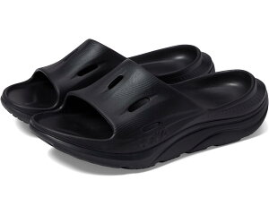 (���) �z�J�I�l�I�l ���j�Z�b�N�X �I�� ���J�o���[ �X���C�h 3 Hoka unisex Ora Recovery Slide 3 Black/Black
