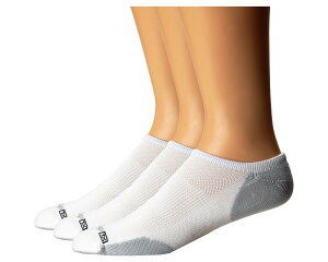 (���) �h���C�}�b�N�X ���j�Z�b�N�X �X�|�[�c ���C�g ���b�V�� �m�[ �V���[ 3-�y�A Drymax unisex Sport Lite Mesh No Show 3-Pair White/Grey