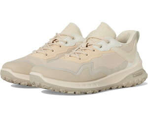(���) �G�R�[ �X�|�[�c ���f�B�[�X �E���g�� �e���C�� ���E �n�C�L���O �V���[�Y ECCO Sport women Ultra Terrain Low Hiking Shoe Gravel/Limestone/Shadow White