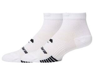 (���) �u���b�N�X ���j�Z�b�N�X �S�[�X�g ���C�g �N�I�[�^�[ �\�b�N�X 2-�p�b�N Brooks unisex Ghost Lite Quarter Socks 2-Pack White
