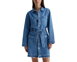 (���) AG�W�[���Y ���f�B�[�X ���C�T �����O �X���[�u �V���c �h���X AG Jeans women Luisa Long Sleeve Shirt Dress Carmel Shore