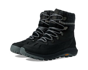 (���) ������ �����Y �T�C���� 4 �T�[�� �~�b�h �W�b�v �E�H�[�^�[�v���[�t Merrell men Siren 4 Thermo Mid Zip Waterproof Black