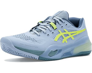 (���) �A�V�b�N�X �����Y �Q��-���]�����[�V���� X �N���C ASICS men Gel-Resolution X Clay Grey Blue/Pistachio