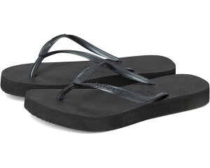 (���) �n���C�A�i�X ���f�B�[�X �X���� �t���b�g�t�H�[�� �t���b�v �t���b�v �T���_�� Havaianas women Slim Flatform Flip-Flop Sandal Black