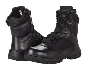 (���) �x�C�c �����Y �^�N�e�B�J�� �X�|�[�c 2 �g�[�� �T�C�h �W�b�v �R���v �g�D Bates Footwear men Tactical Sport 2 Tall Side Zip Comp Toe Black
