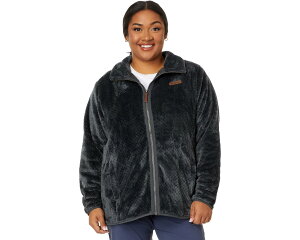 (���) �R�����r�A ���f�B�[�X �v���X �T�C�Y �t�@�C�A�[ �T�C�h �� �V�F���p �t�� �W�b�v Columbia women Plus Size Fire Side II Sherpa Full Zip Shark