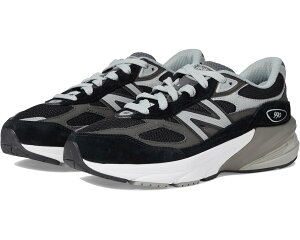 (���) �j���[�o�����X �L�b�Y 990v6 (�r�b�O �L�b�h) New Balance kids 990v6 (Big Kid) Black/Silver