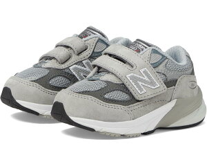 (���) �j���[�o�����X �L�b�Y 990v6 (�C���t�@���g/�g�h���[) New Balance kids 990V6 (Infant/Toddler) Grey/Silver