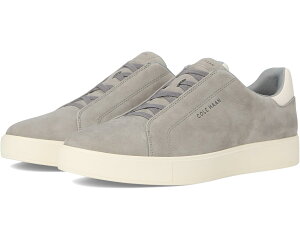 (���) �R�[���n�[�� �����Y �O�����h�v�� ���O�[ �X���b�|�� �X�j�[�J�[ Cole Haan men GrandPro Luxe Slip-On Sneakers Sea Stone Nubuck/Angora