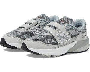 (���) �j���[�o�����X �L�b�Y 990v6 (���g�� �L�b�h) New Balance kids 990v6 (Little Kid) Grey/Silver 1