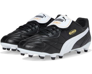 (���) �v�[�} �����Y �L���O �g�b�v �A�[�e�B�t�B�V���� �O�����h �T�b�J�[ �N���[�c PUMA men King Top Firm, Artificial Ground Soccer Cleats Black/White/Gold