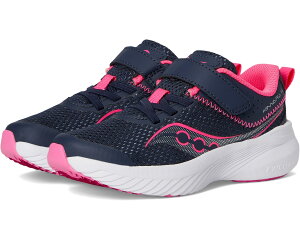 (���) �T�b�J�j�[ �L�b�Y �L���o�� 14 A/C �X�j�[�J�[ (���g�� �L�b�h/�r�b�O �L�b�h) Saucony kids Kinvara 14 A/C Sneakers (Little Kid/Big Kid) Pink/Navy