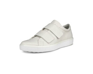 (���) �G�R�[ �����Y �\�t�g 60 �v���~�A�� �g�D�[ �X�g���b�v �X�j�[�J�[ ECCO men Soft 60 Premium Two Strap Sneaker White