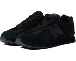 (���) �j���[�o�����X �L�b�Y 574 �R�A (�r�b�O �L�b�h) New Balance kids 574 Core (Big Kid) Black/Black