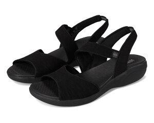 (���) ���C�t�X�g���C�h ���f�B�[�X �`�A�t�� LifeStride women Cheerful Strappies Black Waxy Fabric