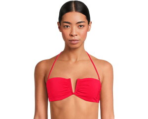 (���) �x�b�J ���f�B�[�X �J���[ �R�[�h �u�������[ V ���C���[ �w�A�o���h �g�b�v BECCA women Color Code Brinley V Wire Bandeau Top Fire