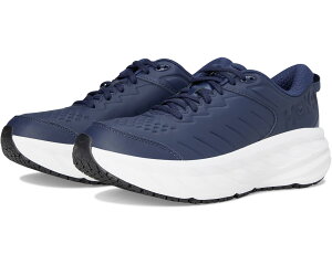(���) �z�J�I�l�I�l �����Y �{���_�C �X���b�v ���W�X�^���g Hoka men Bondi Slip Resistant Outerspace/White