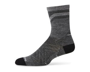 (���) �X�}�[�g�E�[�� �����Y ���� �[�� �N�b�V���� �~�b�h �N���[ �p�^�[�� Smartwool men Run Zero Cushion Mid Crew Pattern Light Gray