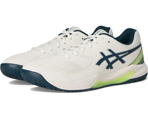 (���) �A�V�b�N�X �����Y �Q���f�f�B�P�[�g 8 �s�b�N���{�[�� ASICS men GEL-Dedicate 8 Pickleball Cream / Tranquil Teal