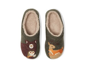 (���) �G���G���r�[�� ���f�B�[�X �f�C�u���C�N �X�J�t ���`�[�t 2 L.L.Bean women Daybreak Scuff Motif 2 Dusty Olive/Forest Friends