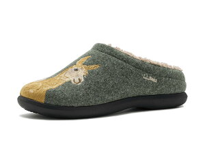 (���) �G���G���r�[�� ���f�B�[�X �f�C�u���C�N �X�J�t ���`�[�t 2 L.L.Bean women Daybreak Scuff Motif 2 Green/Llamas