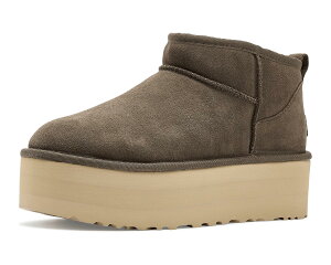 (���) �A�O ���f�B�[�X �N���V�b�N �E���g�� �~�j �v���b�g�t�H�[�� UGG women Classic Ultra Mini Platform Dried Oregano