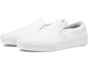 (���) �o���Y ���j�Z�b�N�X �N���V�b�N �X���b�|�� Vans unisex Classic Slip-On (Classic Tumble) True White