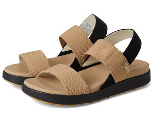 (���) �L�[�� ���f�B�[�X �G�� �o�b�N�X�g���b�v KEEN women Elle Backstrap Cornstalk/Black