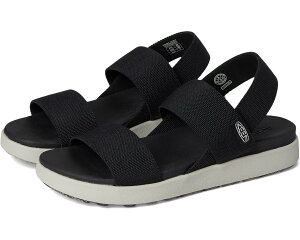 (���) �L�[�� ���f�B�[�X �G�� �o�b�N�X�g���b�v KEEN women Elle Backstrap Black