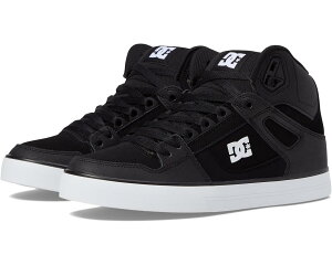(���) DC �����Y �s���A �n�C-�g�b�v WC DC men Pure High-Top WC Black/Black/White Multi Snake