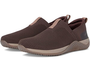 (���) ���C�J ���f�B�[�X �G�R�[ �j�b�g �X���b�v �I�� �X�j�[�J�[ Ryka women Echo Knit Slip On Sneaker Java Brown Knit Fabric