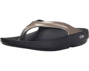 (���) �E�[�t�H�X ���f�B�[�X �E�[���� �T���_�� OOFOS women OOlala Sandal Black/Latte
