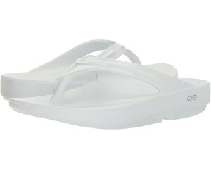 (���) �E�[�t�H�X ���f�B�[�X �E�[���� �T���_�� OOFOS women OOlala Sandal White