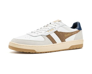 (���) �S�[�� �����Y �z�[�N Gola men Hawk White/Tobacco/Navy