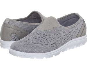 (���) �v���y�b�g ���f�B�[�X �g���x���A�N�e�B�u �X���b�|�� Propet women TravelActiv Slip-On Silver