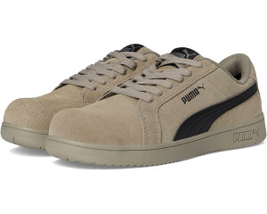 (���) �v�[�} �Z�[�t�e�B�[ �����Y �A�C�R�j�b�N �X�G�[�h ���E �G�[ PUMA Safety men Iconic Suede Low EH Stone