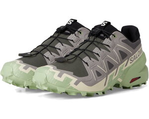 (���) �T������ ���f�B�[�X �X�s�[�h�N���X 6 Salomon women Speedcross 6 Castlerock/Vanilla Ice/Smoke Green