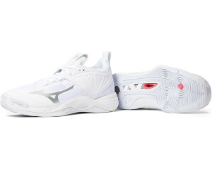 (���) �~�Y�m �����Y �E�F�[�u ���[�����^�� 2 Mizuno men Wave Momentum 2 White/Silver