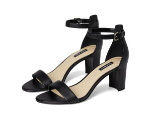 (���) �i�C���E�G�X�g ���f�B�[�X �v���[�X �u���b�N �q�[�� �T���_�� Nine West women Pruce Block Heel Sandal Black Nappa