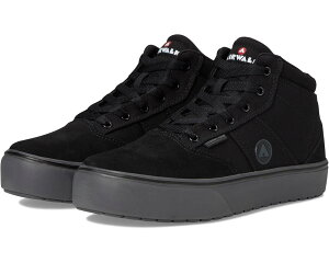 (���) �G�A�E�H�[�N���[�N �����Y �R���|�W�b�g �g�D �x�j�X �~�b�h Airwalk Work men Composite Toe Venice Mid Black