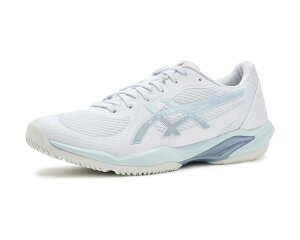 (���) �A�V�b�N�X ���f�B�[�X �\�����[�V���� �X�E�B�t�g FF 2 ASICS women Solution Swift FF 2 White/Sky