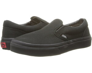 (���) �o���Y �L�b�Y �N���V�b�N �X���b�|�� (���g�� �L�b�h/�r�b�O �L�b�h) Vans kids Classic Slip-On (Little Kid/Big Kid) Black/Black