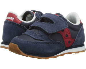 (���) �T�b�J�j�[ �L�b�Y �W���Y �t�b�N ���[�v �X�j�[�J�[ (�g�h���[/���g�� �L�b�h) Saucony kids Jazz Hook  Loop Sneaker (Toddler/Little Kid) Navy/Red