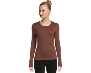 (���) �}�C�P�� �X�^�[�Y ���f�B�[�X �]�� �����O �X���[�u �N���[ �e�B�[ Michael Stars women Zola Long Sleeve Crew Tee Espresso