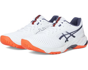 (���) �A�V�b�N�X �����Y �l�b�g�o�[�i�[ �o���X�e�B�b�N FF 3 �o���[�{�[�� �V���[�Y ASICS men Netburner Ballistic FF 3 Volleyball Shoe White/Indigo Fog
