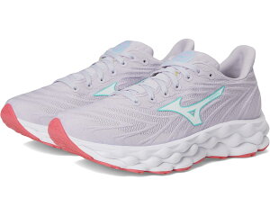 (���) �~�Y�m ���f�B�[�X �E�F�[�u �X�J�C 8 Mizuno women Wave Sky 8 Thistle/White