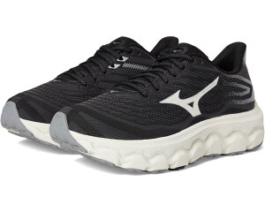 (���) �~�Y�m ���f�B�[�X �E�F�[�u �z���C�]�� 8 D Mizuno women Wave Horizon 8 D Black/White